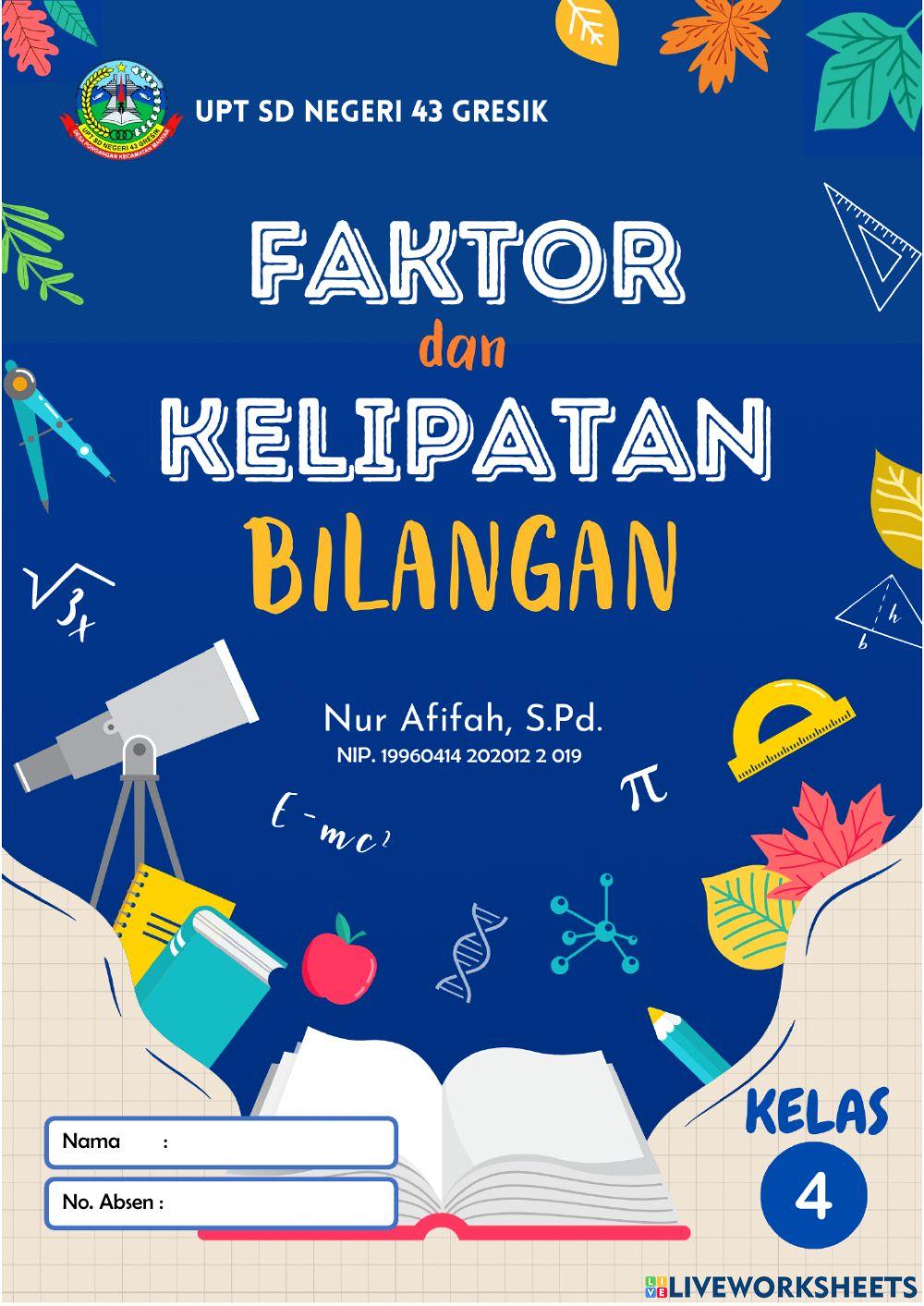 Faktor dan Kelipatan Bilangan