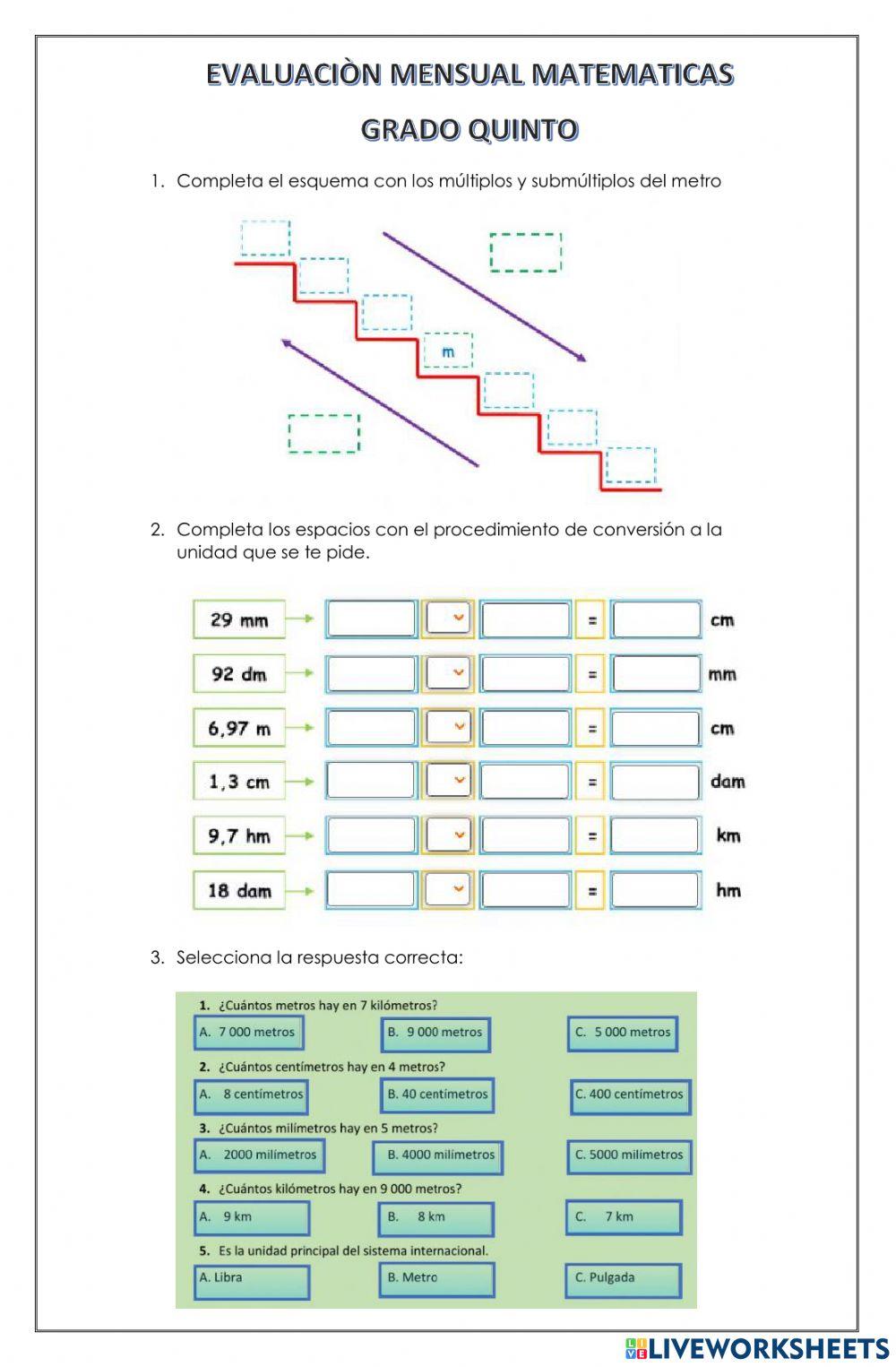 Evaluacion mensual 5 nov