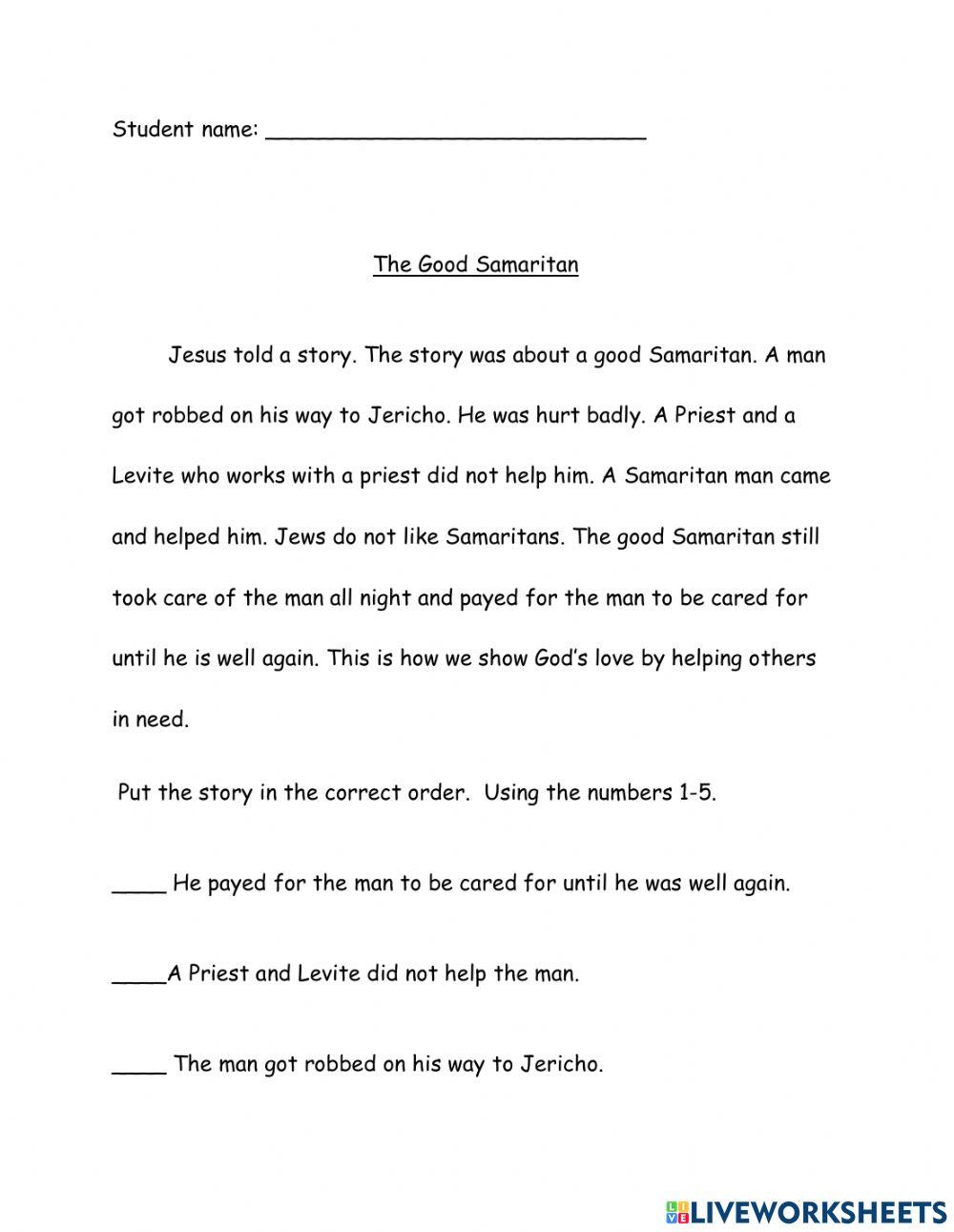 Good Samaritan 3 