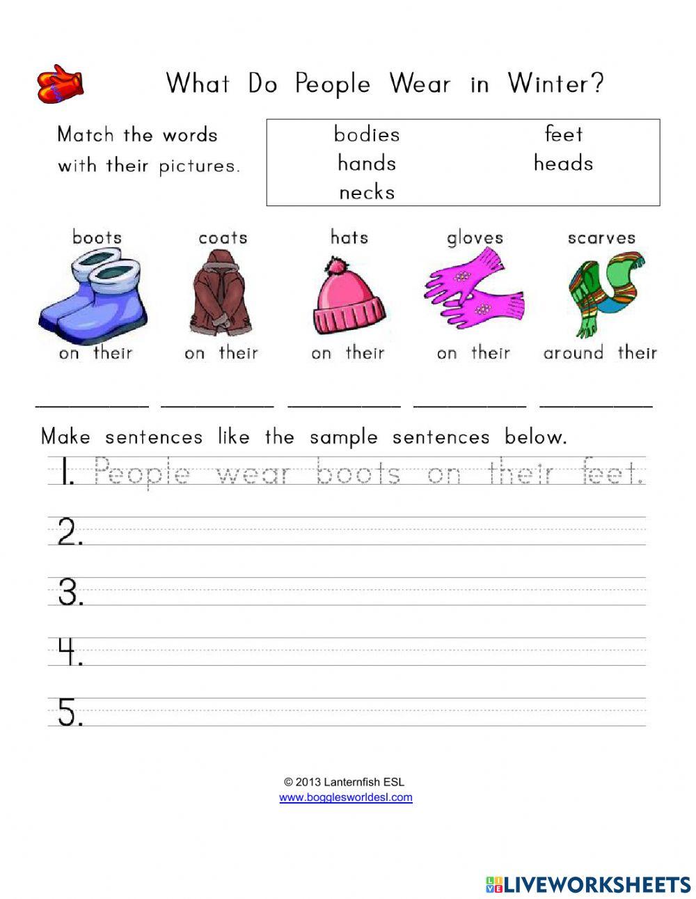 What Do People Wear In WInter CLB 1 Online Exercise For Live Worksheets what-do-people-wear-in-winter-clb-1-online-exercise-for-live-worksheets