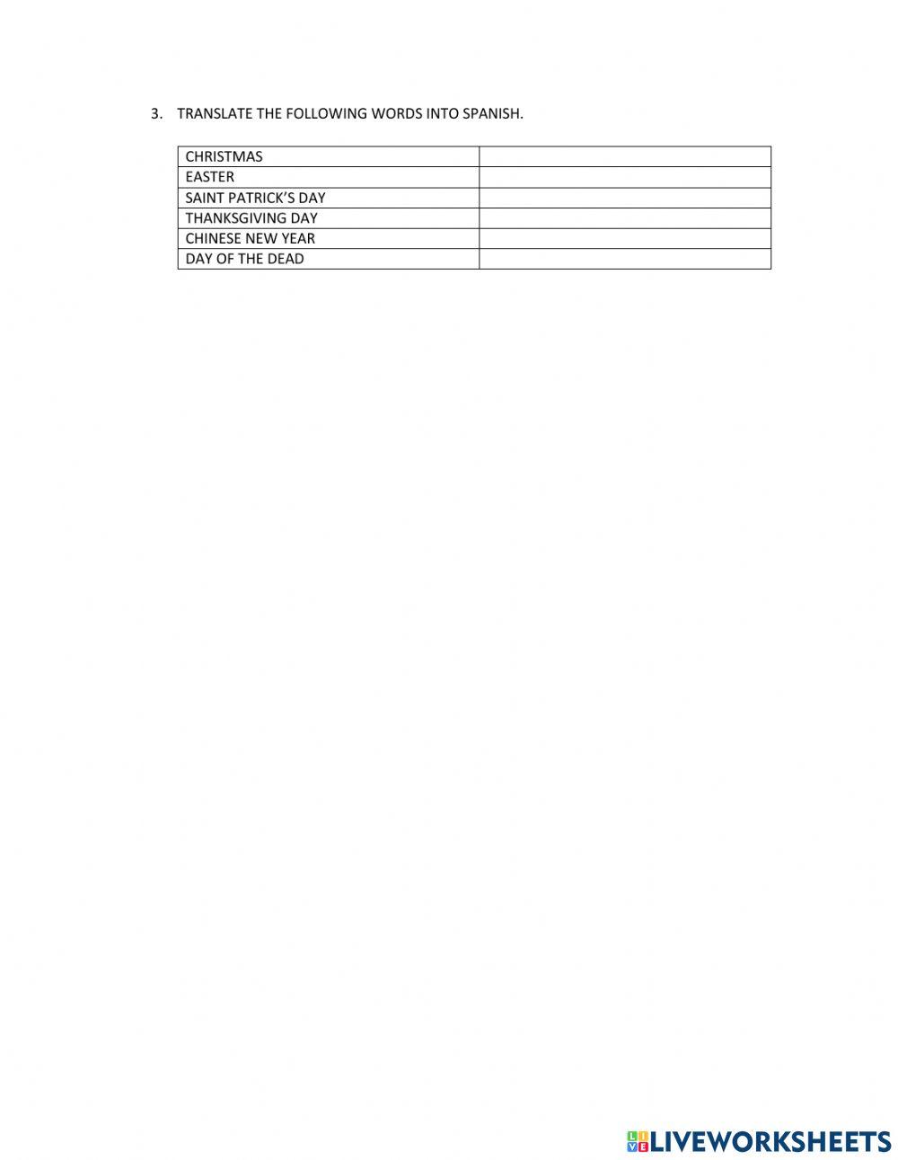 Festivities around the world