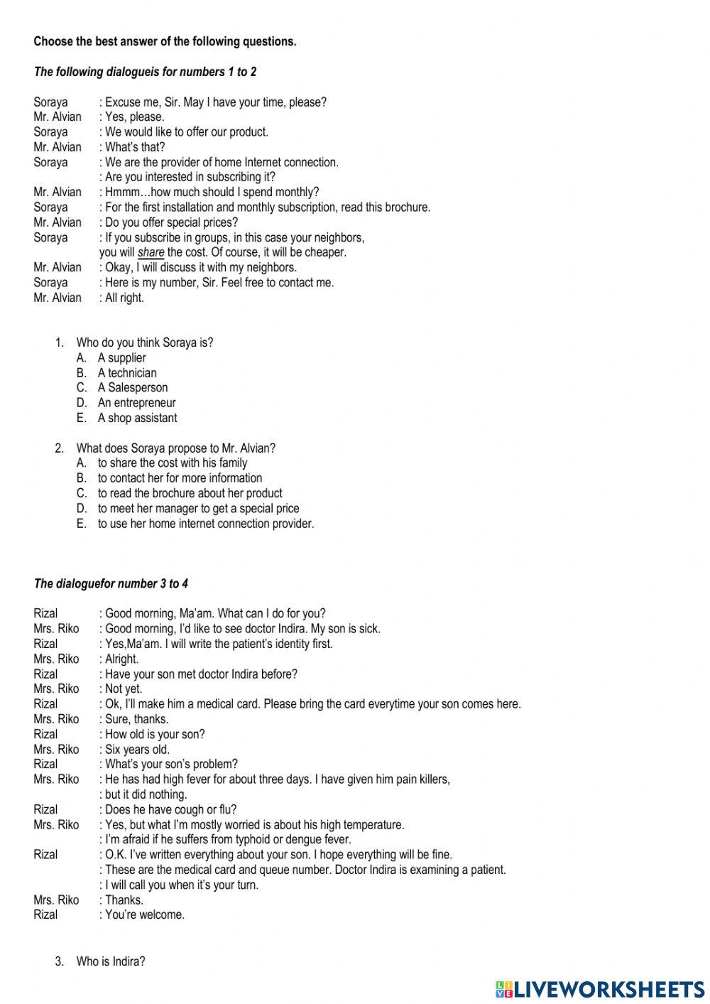 Latihan PAS Ganjil Kelas XII 2021