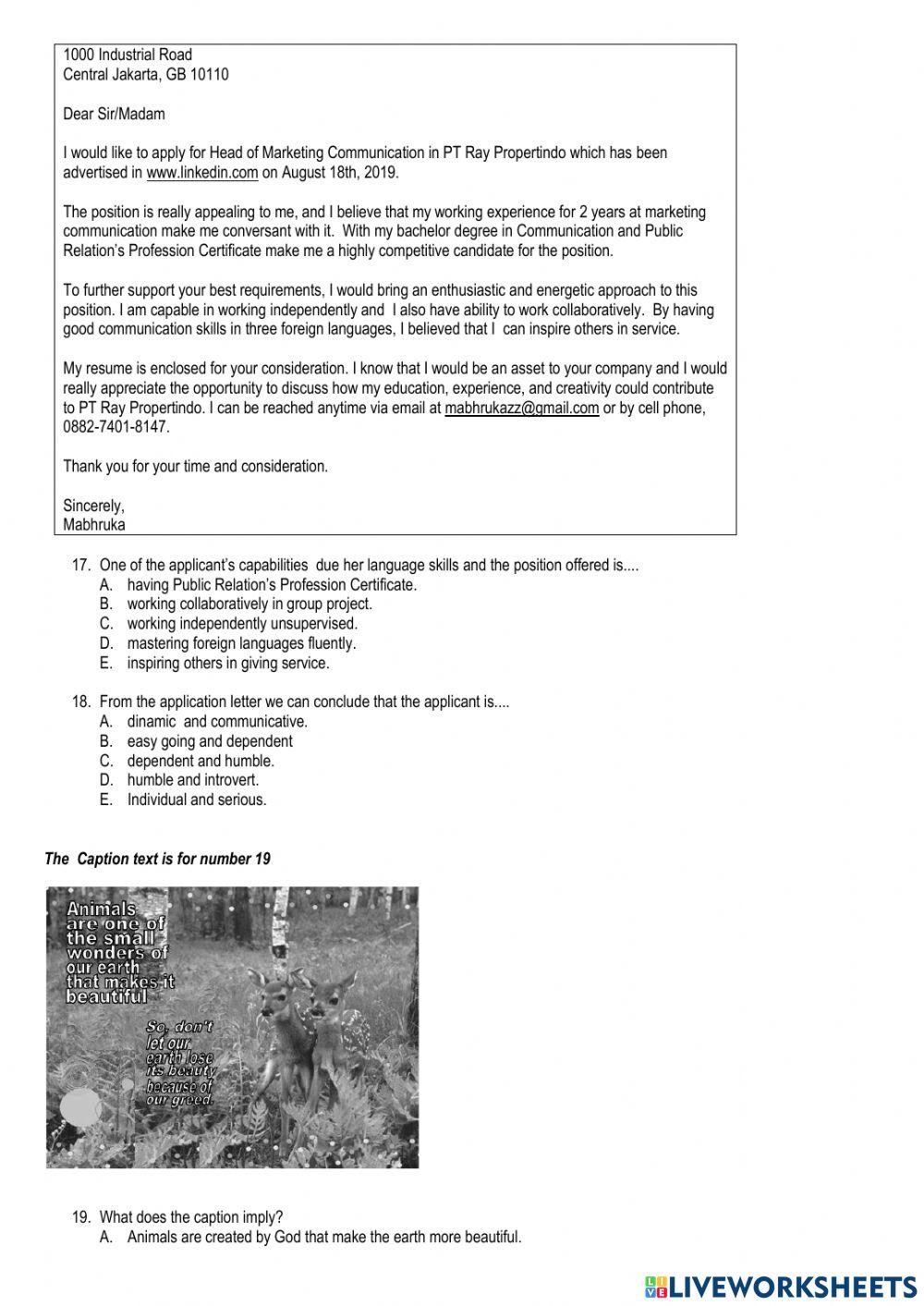 Latihan PAS Ganjil Kelas XII 2021