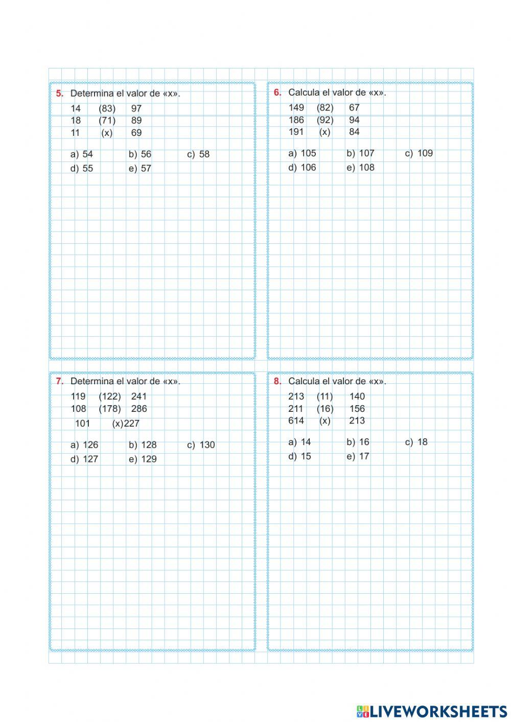 Analogías numéricas