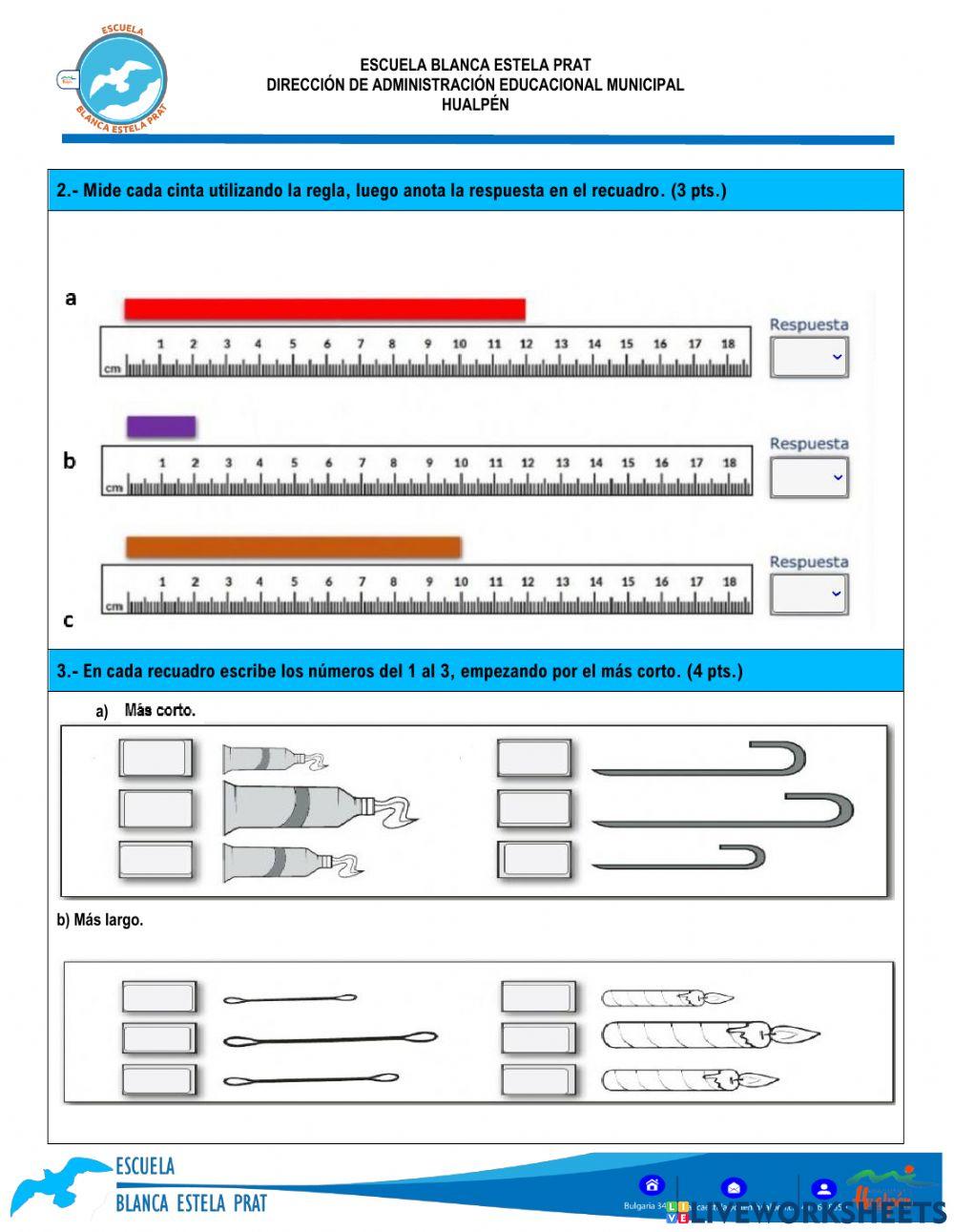 Evaluacion de Matemática