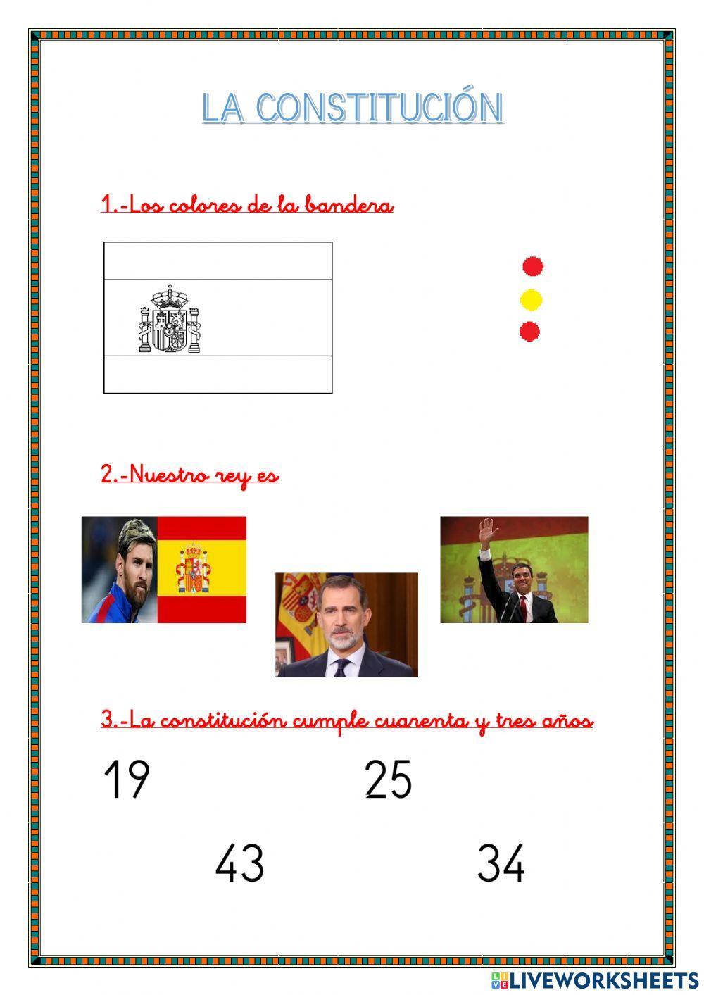 La constitución española de 1978
