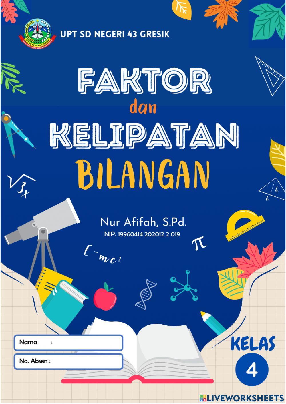 Faktor dan Kelipatan Bilangan