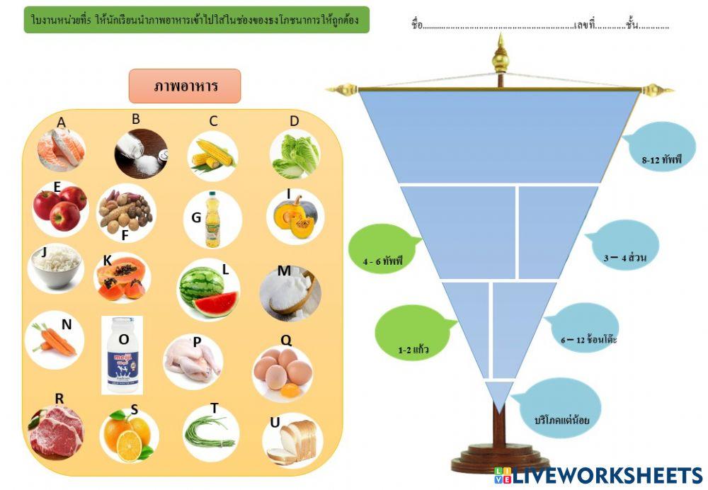 ใบงานธงโภชนาการ2