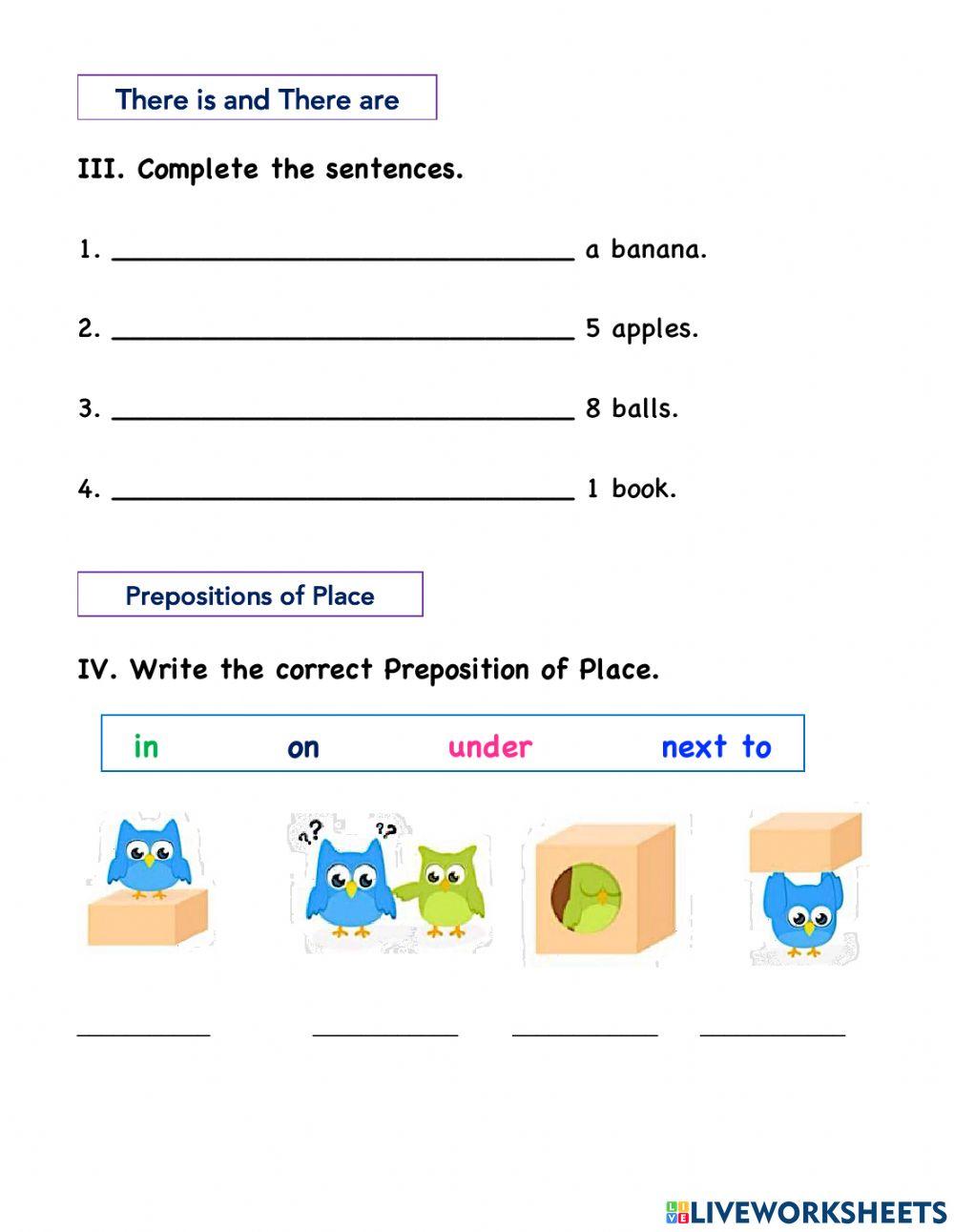 Grammar Quarterly exam 1