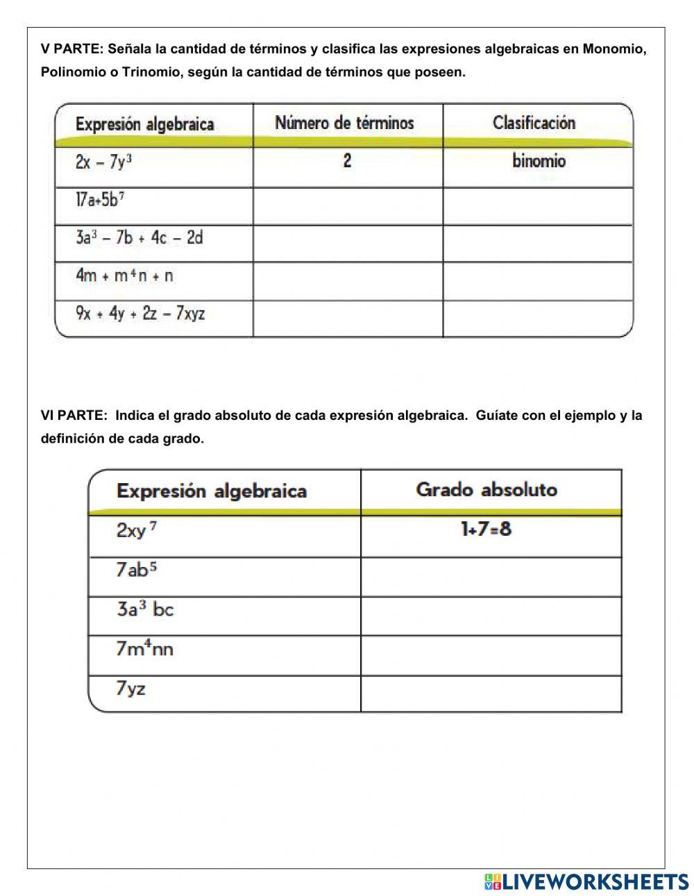 Introducción al algebra