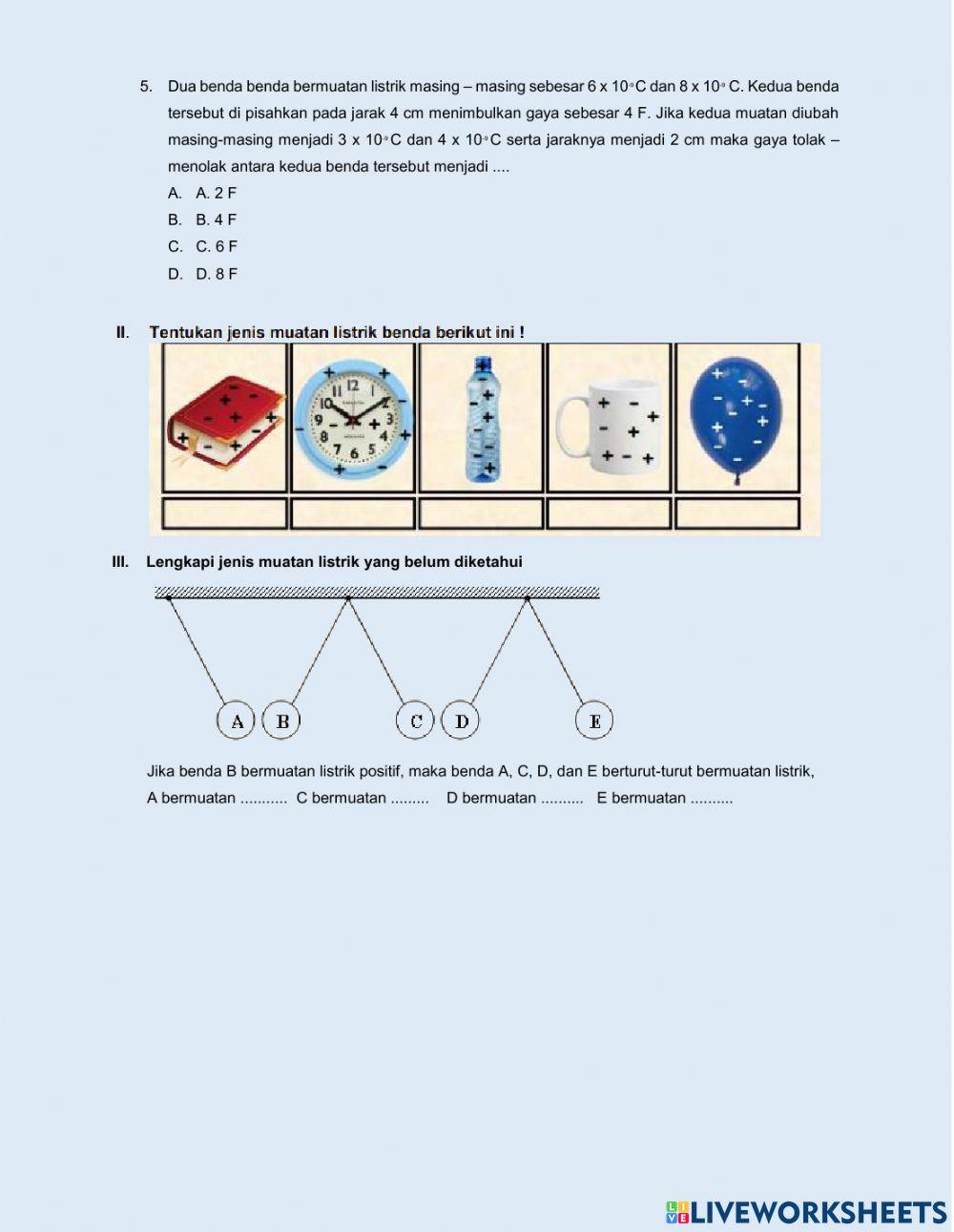 Evaluasi Listrik Statis