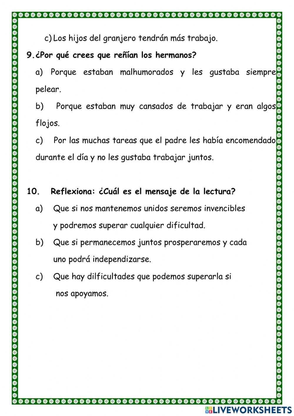 El granjero y sus hijos