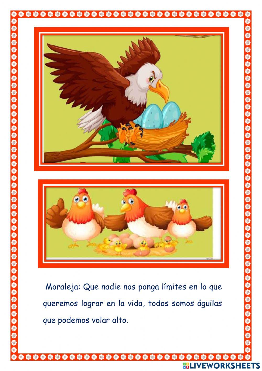 El águila y las gallinas