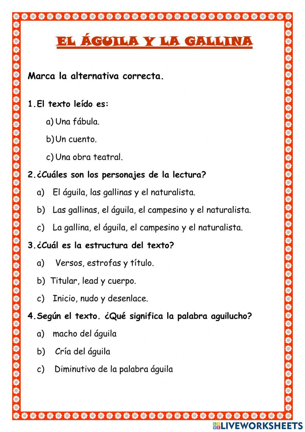 El águila y las gallinas