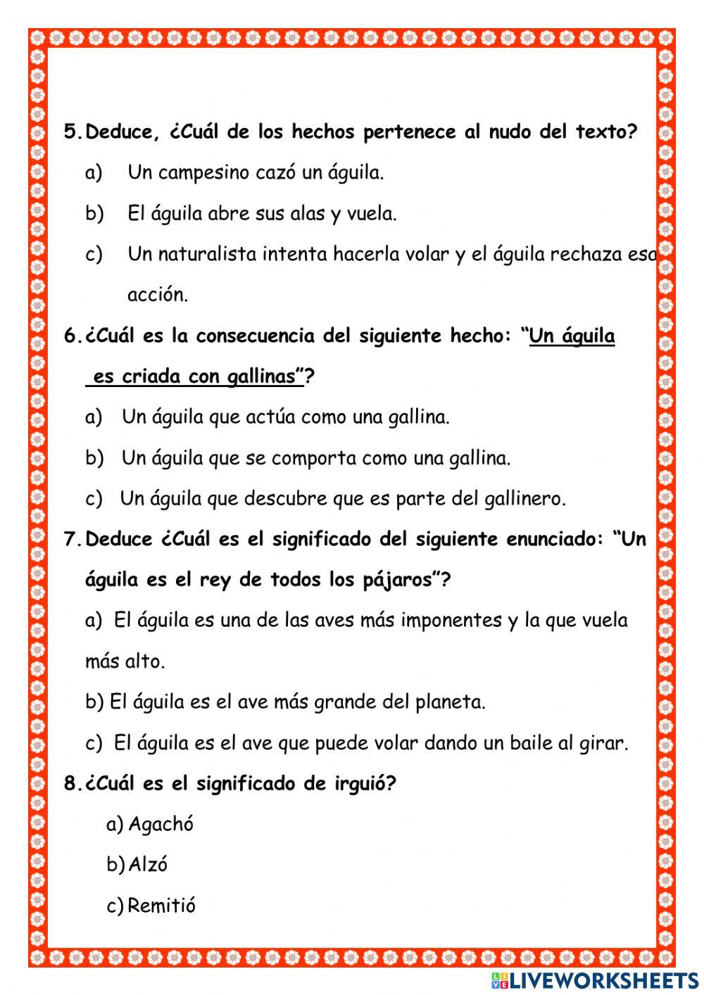 El águila y las gallinas
