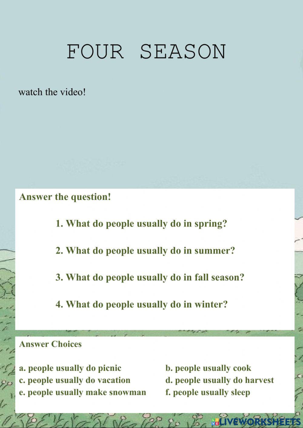 Lkpd season and weather