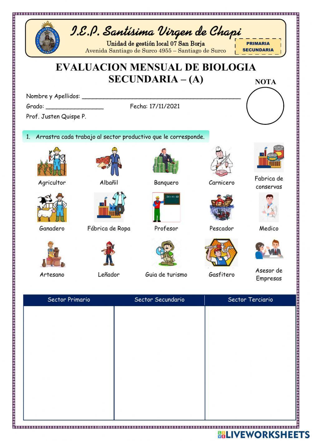 Examen mensual SEC-A (DPCC)