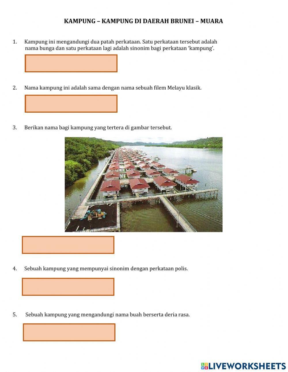 Kuiz MIB Teka Nama Kampung Kitani untuk pelajar-pelajar