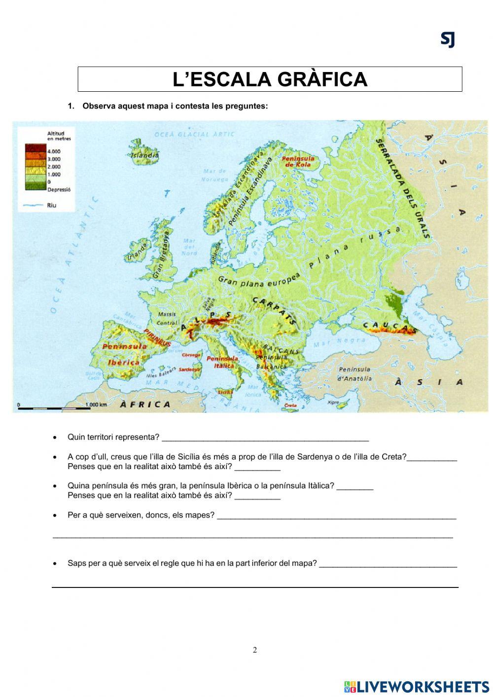 Tema 3. La geografia d'Europa