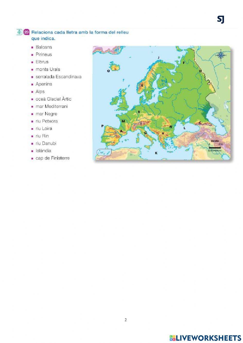Tema 3. La geografia d'Europa