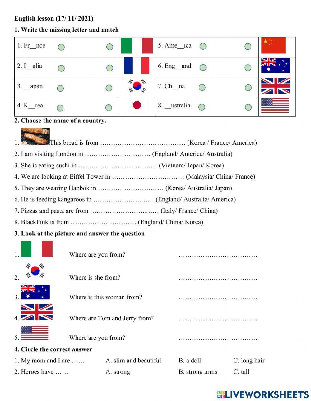 17.11 Group 3 Countries in the world