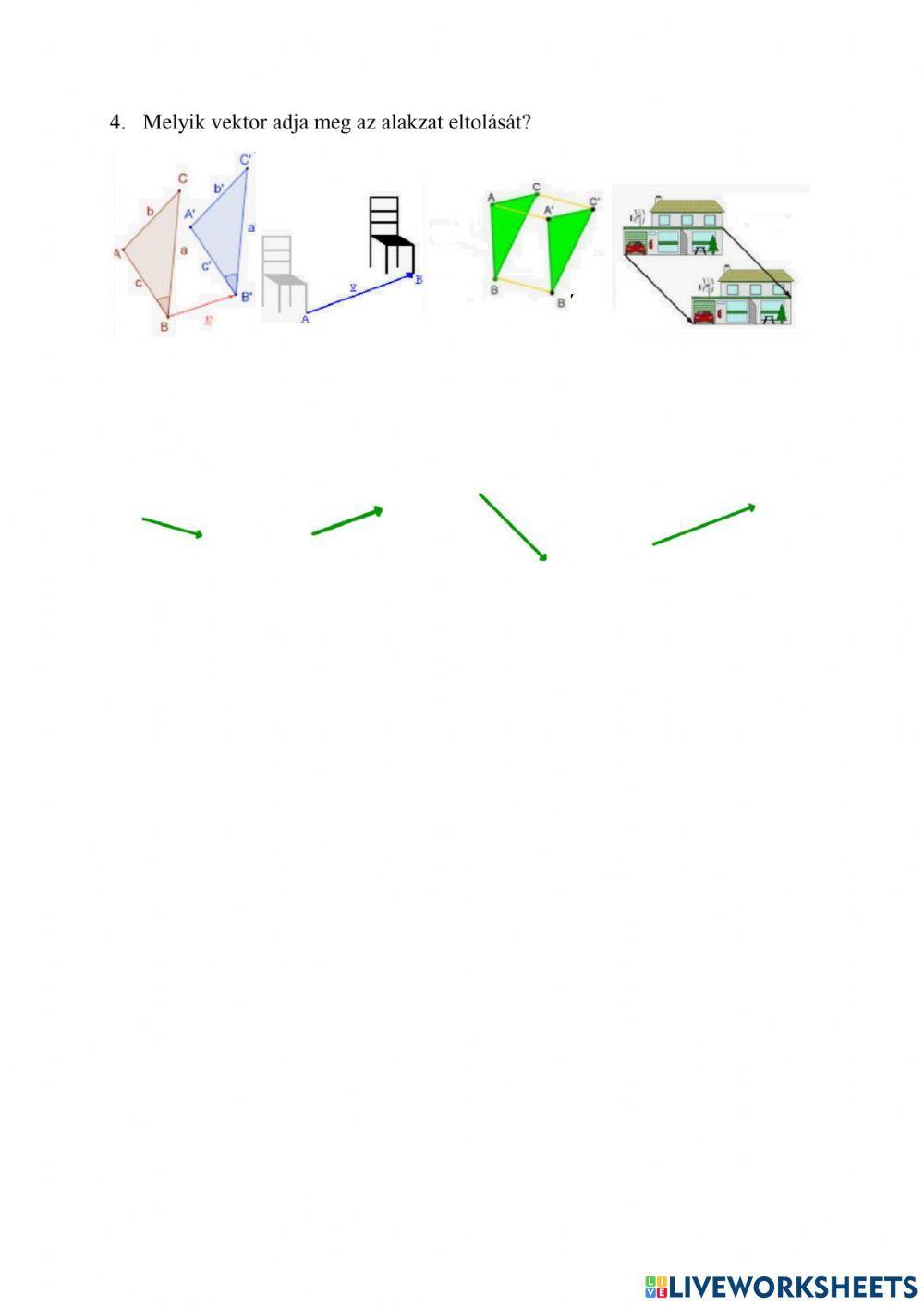 Vektorok, eltolás