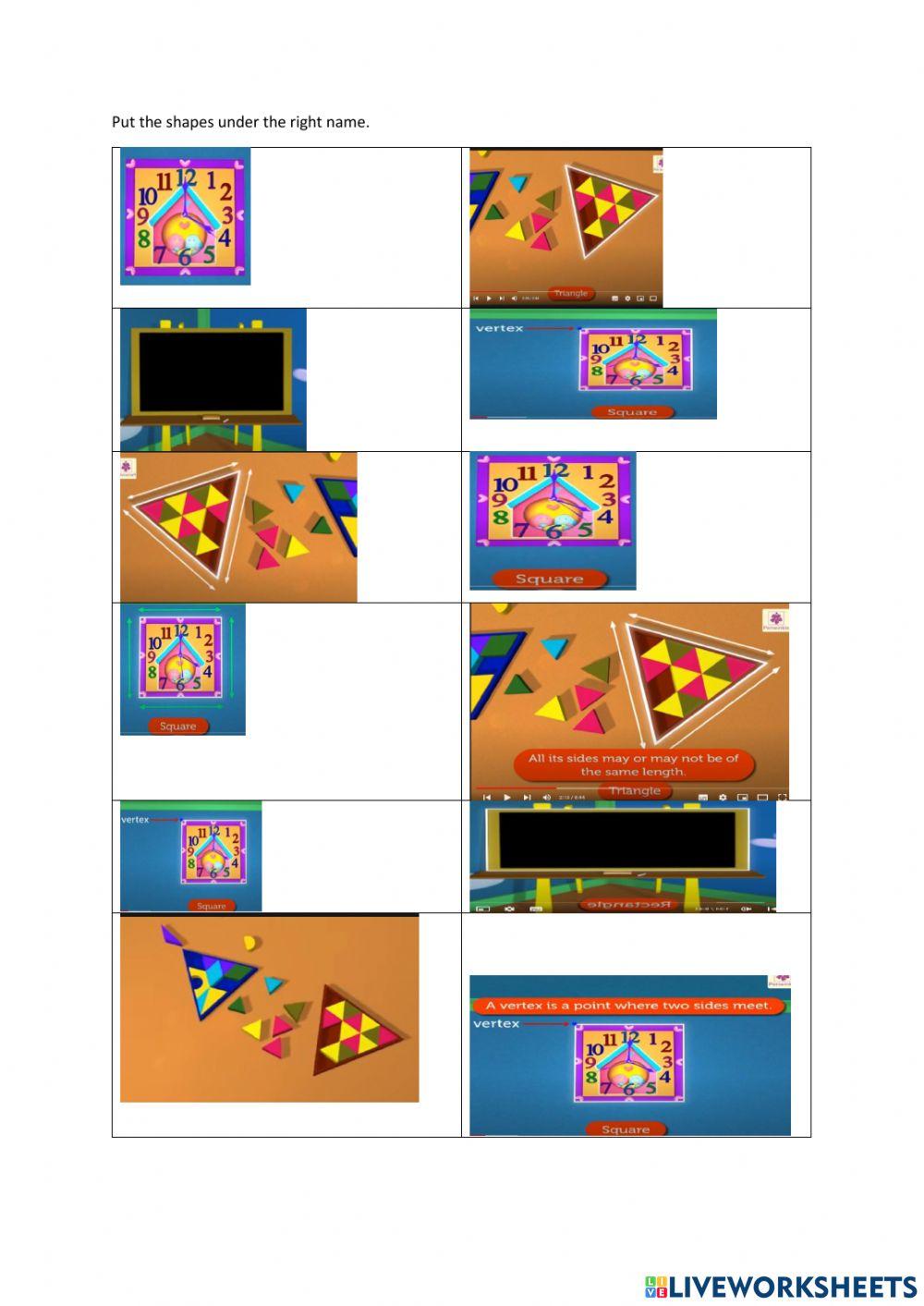 Assignment. Shapes And Solid Figures.