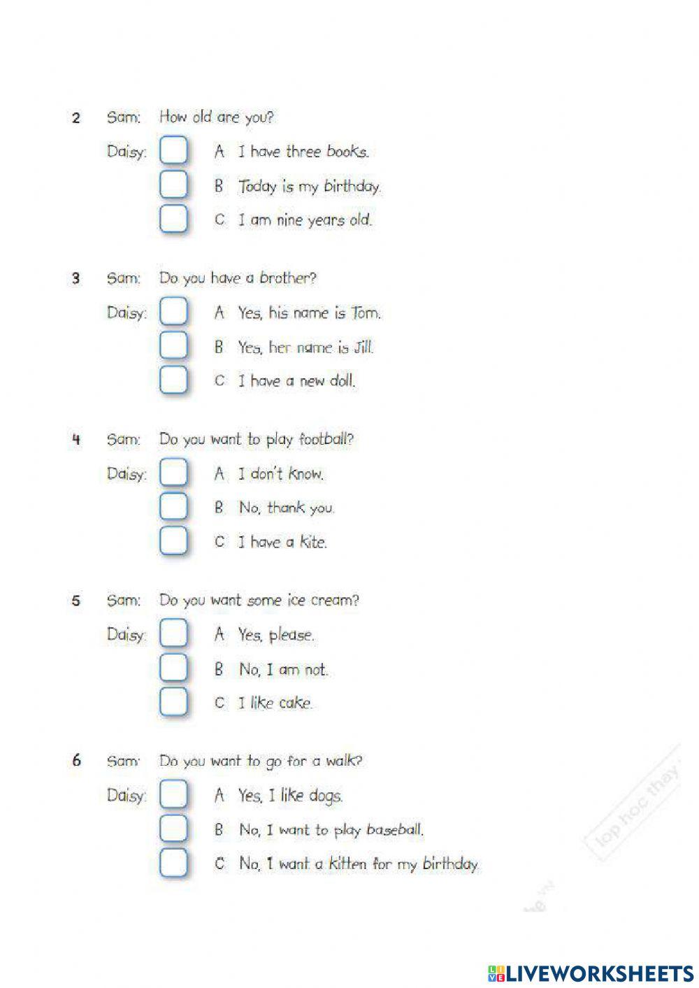 MOVERS READING - WRITING TEST (1)