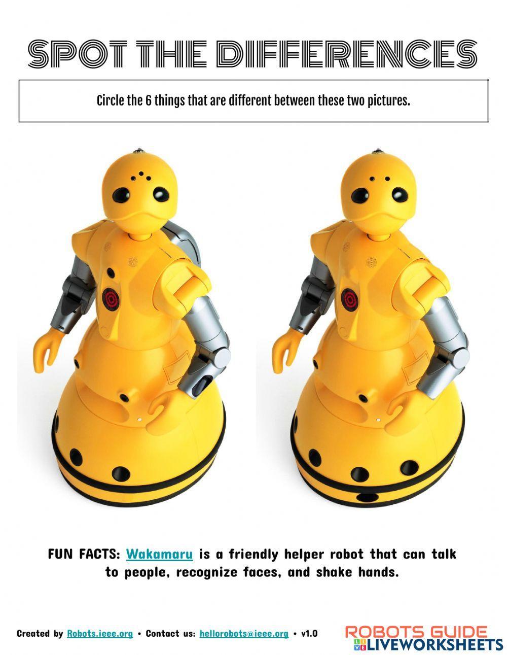 robots-activity-sheets