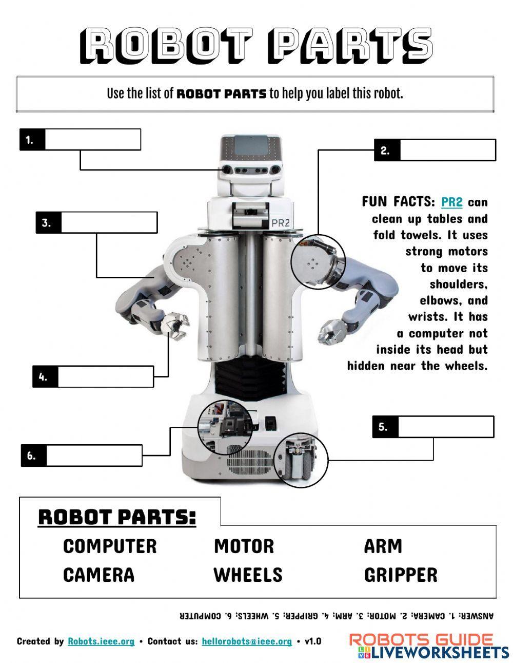 robots-activity-sheets