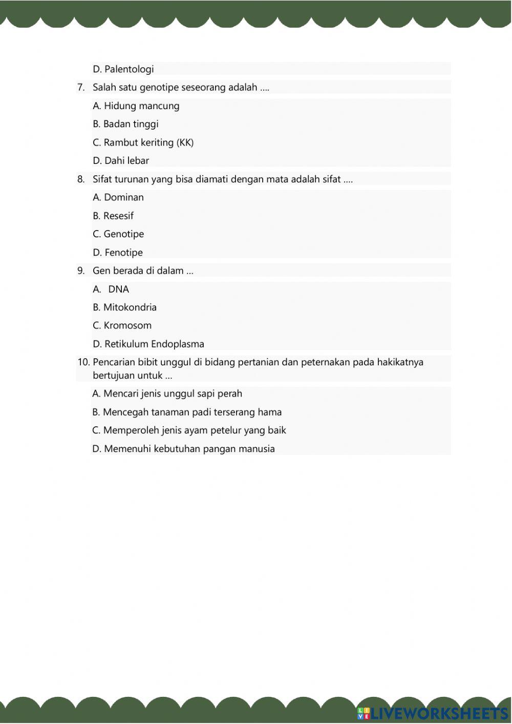 LKPD Persilangan monohibrid