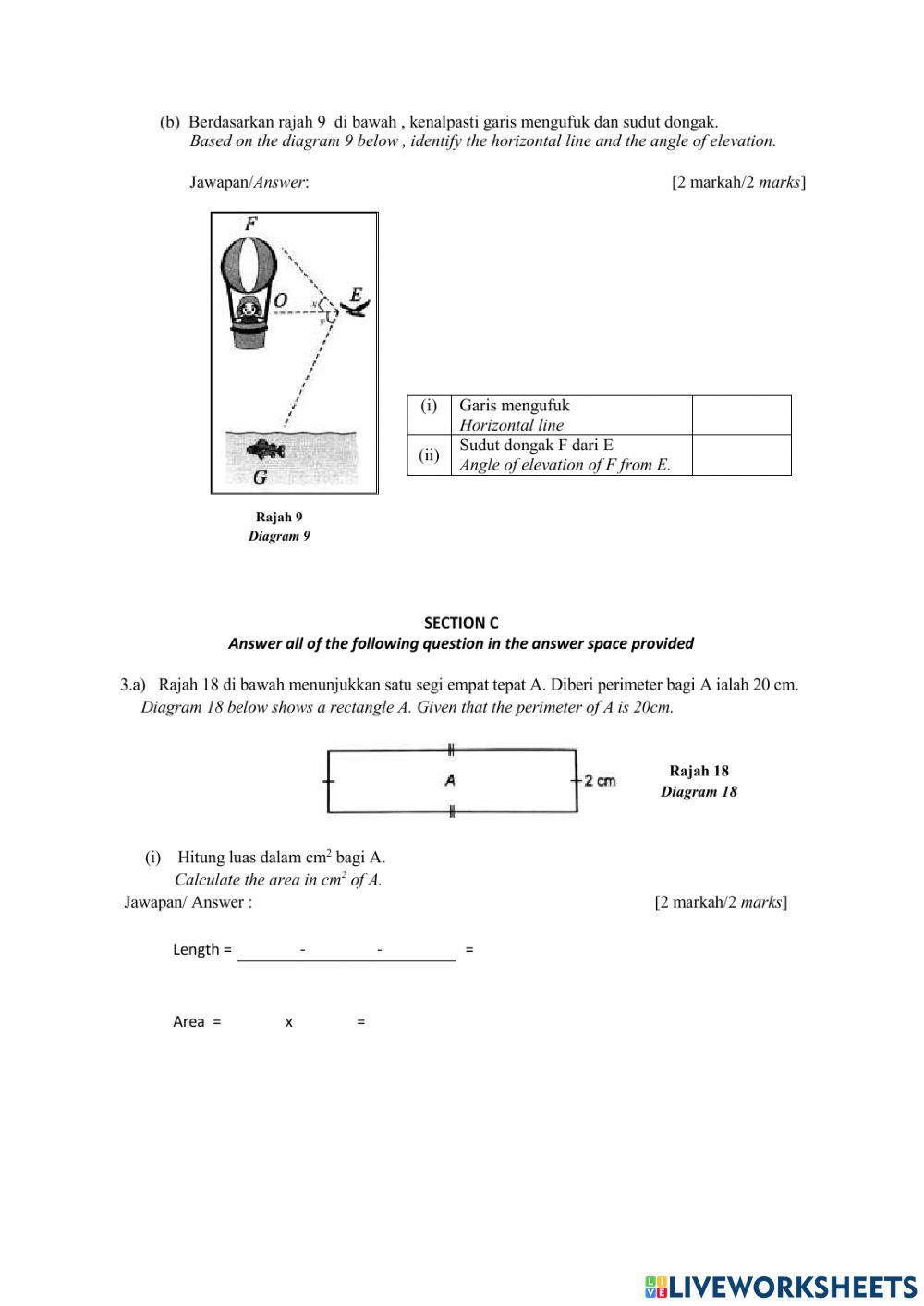 Revision 2 section B and C form 1