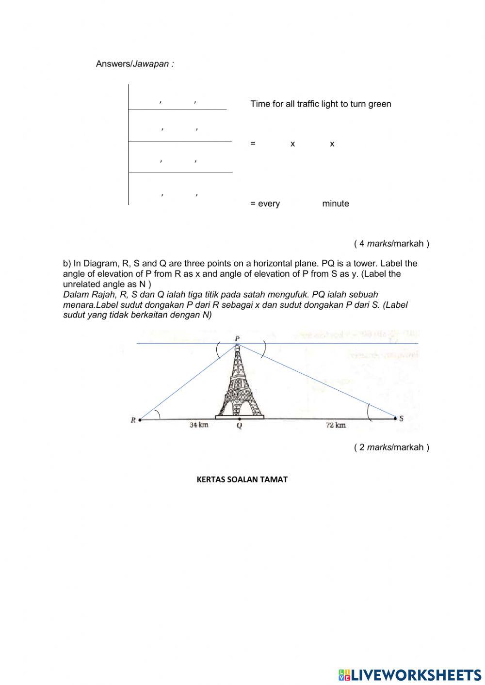 Revision 2 section B and C form 1