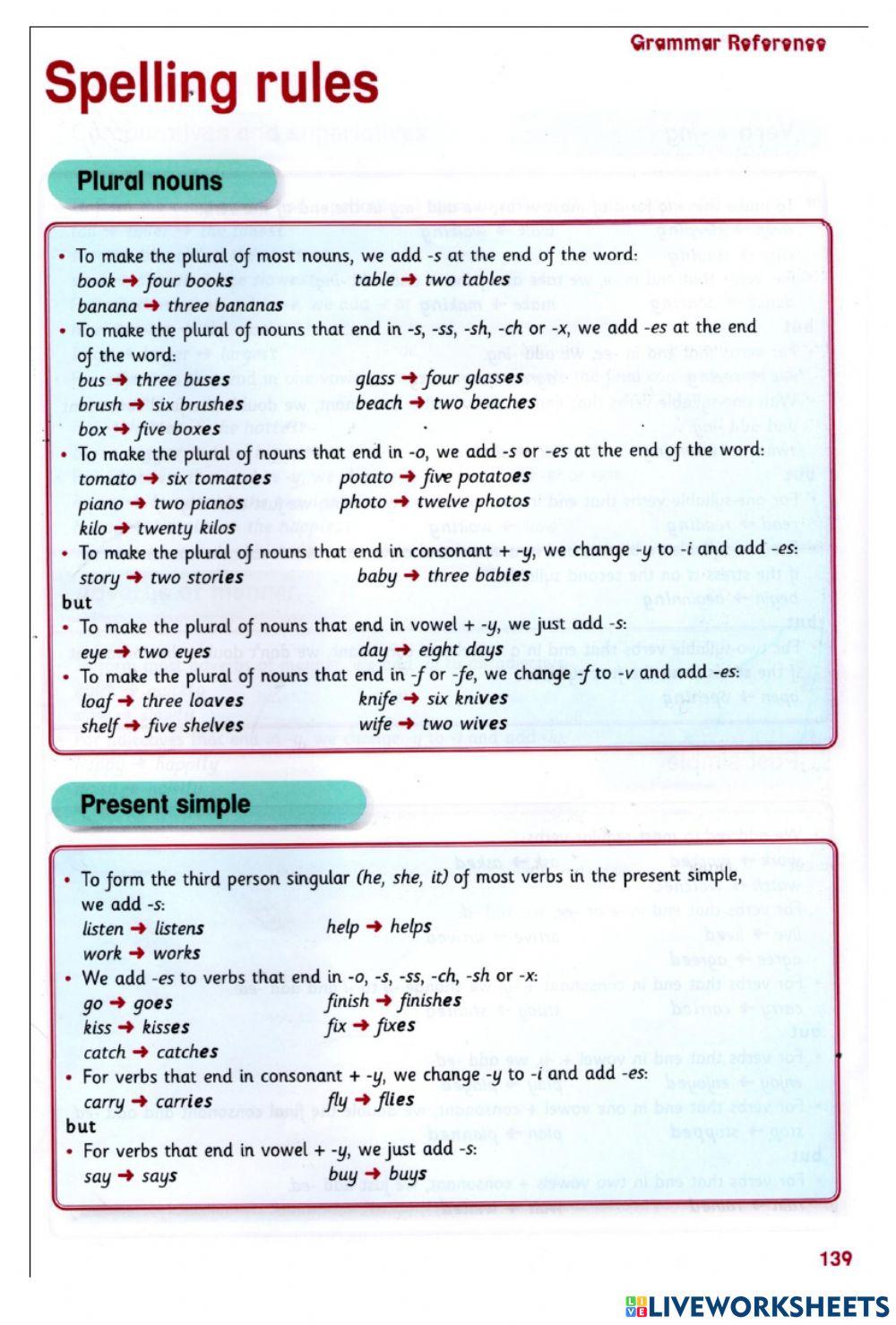 New Grammar Time 4 Unit 1