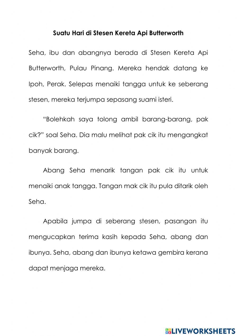 Suatu Hari di Stesen Kereta Api