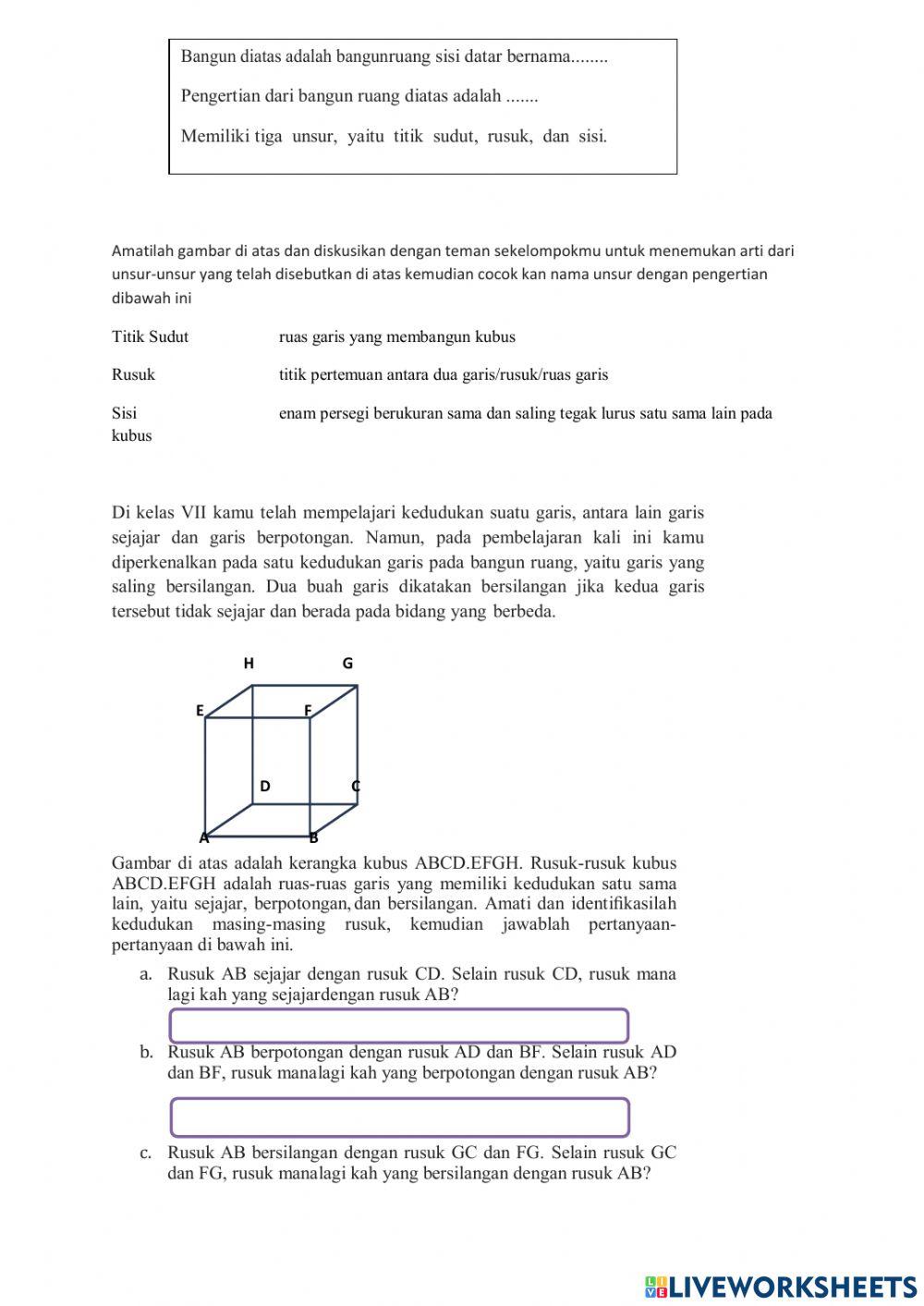 Bangun ruang sisi datar