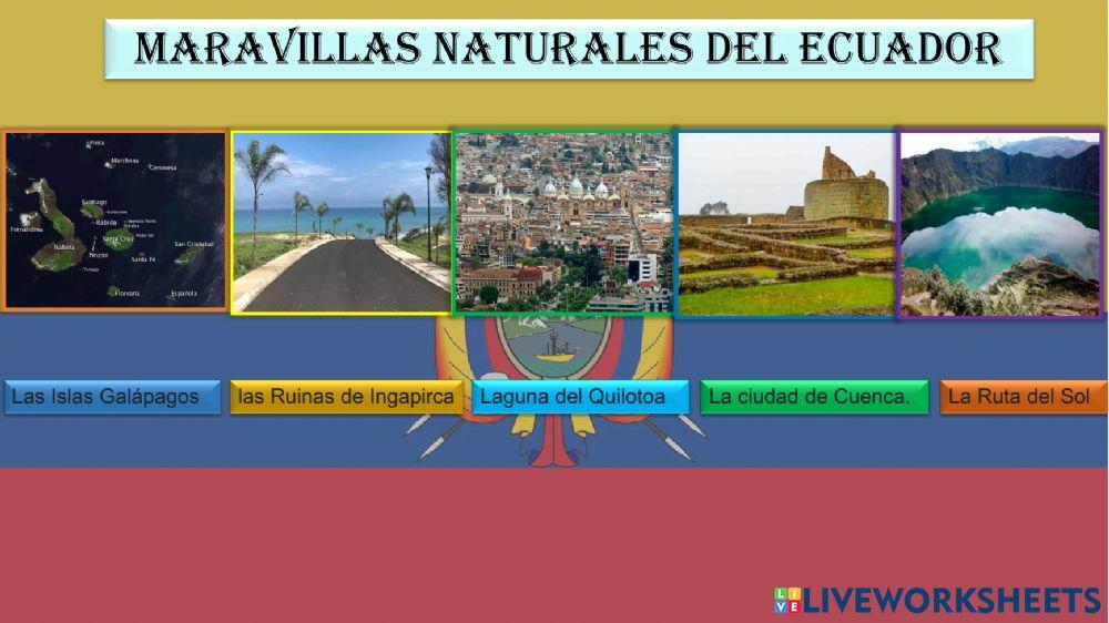 Maravillas naturales del ecuador