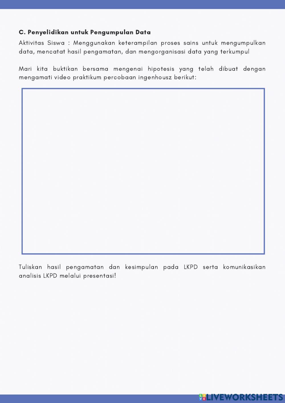 Lkpd fotosintesis - materi energi