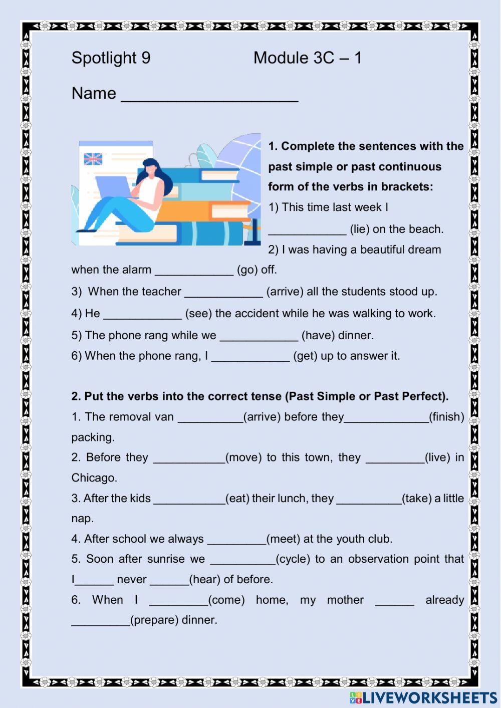 Spotlight 9. Module 3C