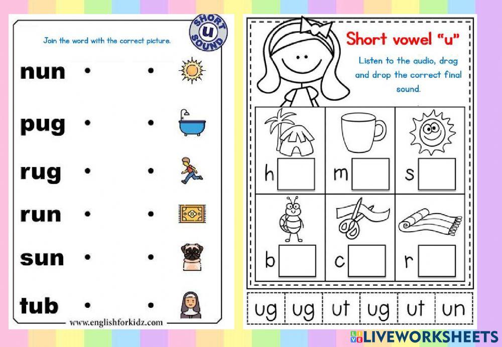Short u vowel Short u vowel