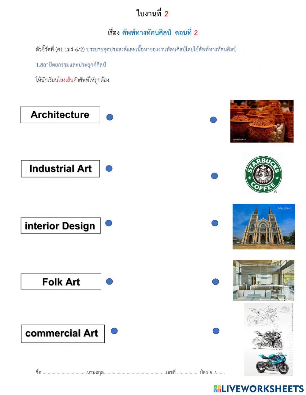 คำศัพท์ทัศนศิลป์ 2
