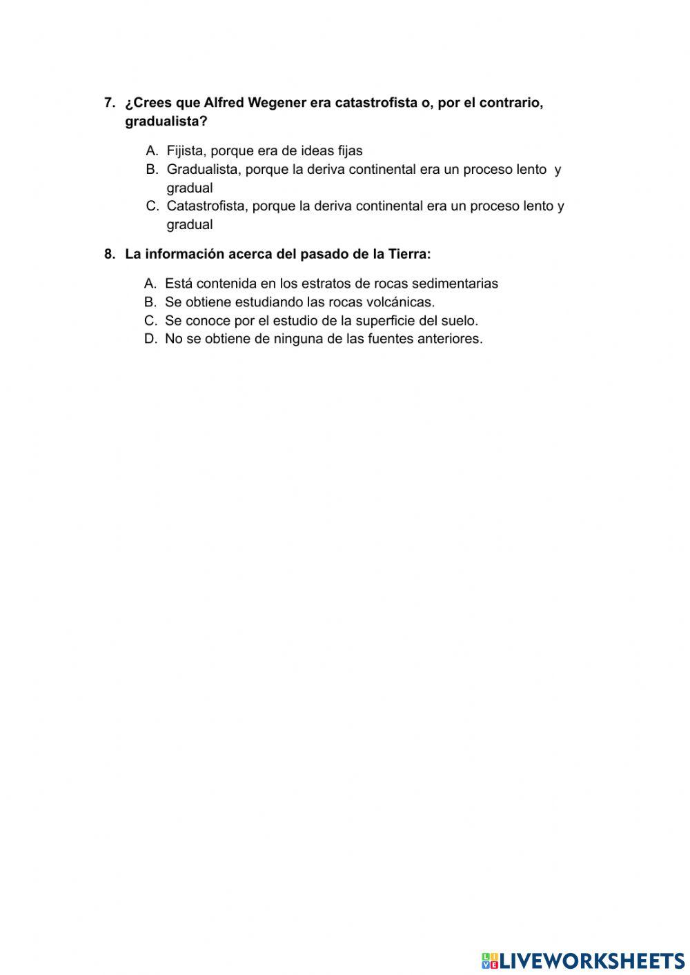 La historia de la Tierra