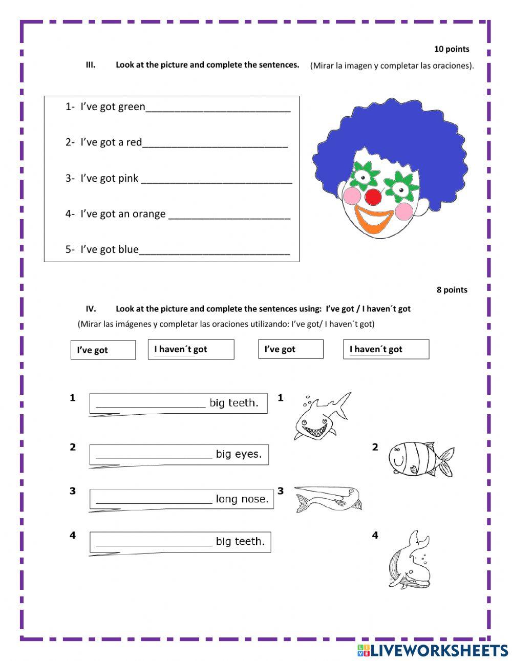 2nd grade-end of the unit