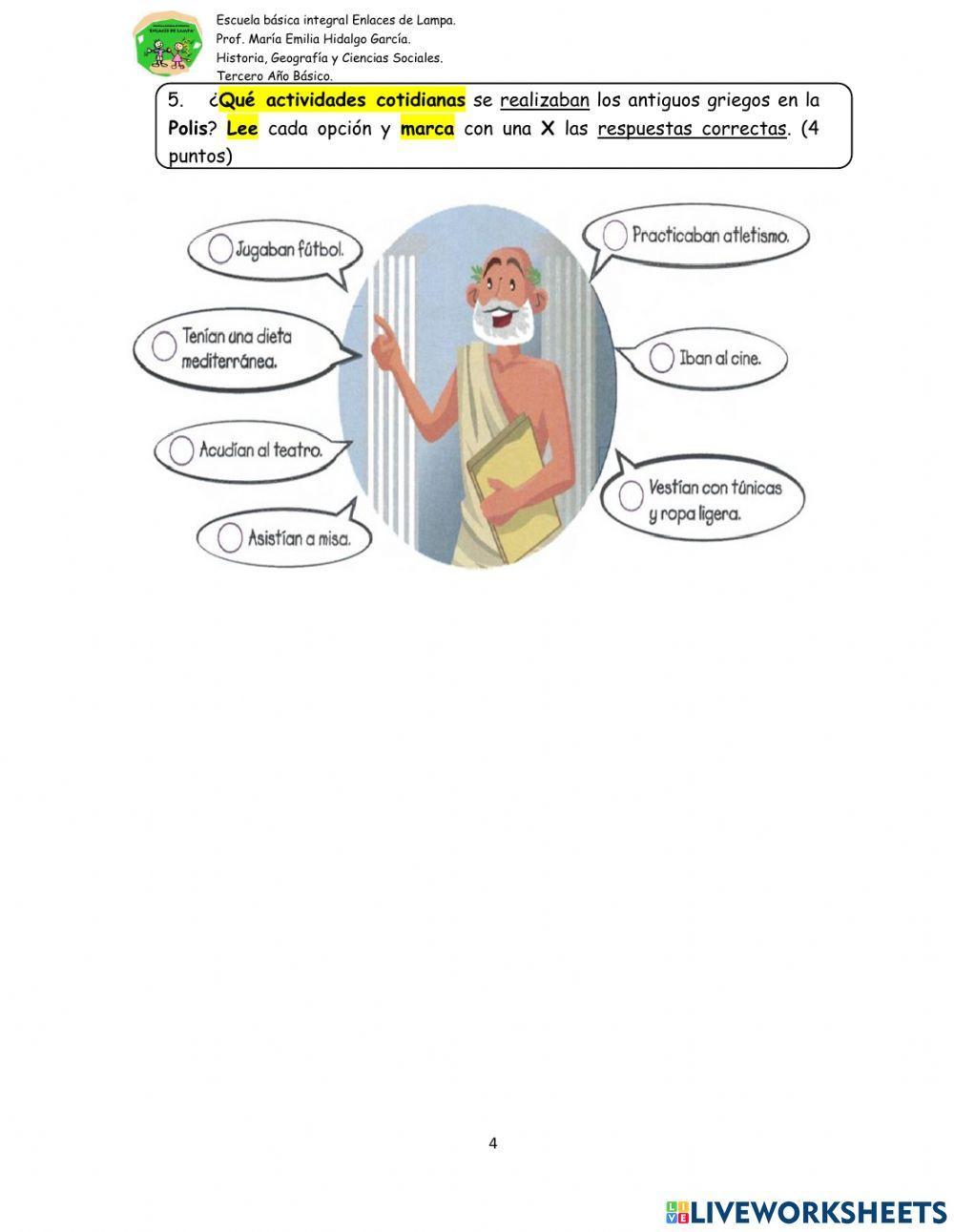 Guía la antigua grecia