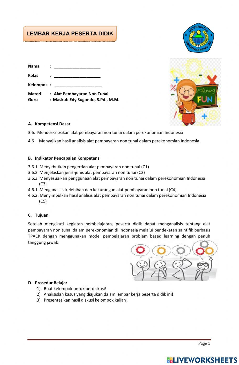 Pembayaran non tunai