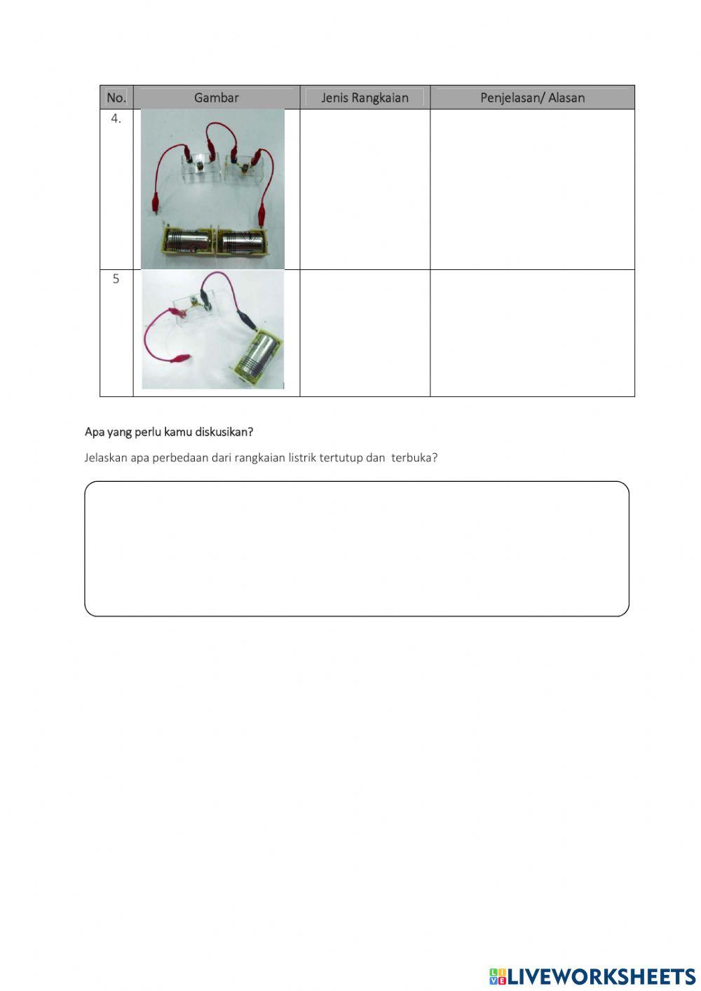 Lkpd 1 bab.5 menyalakan lampu dengan baterai