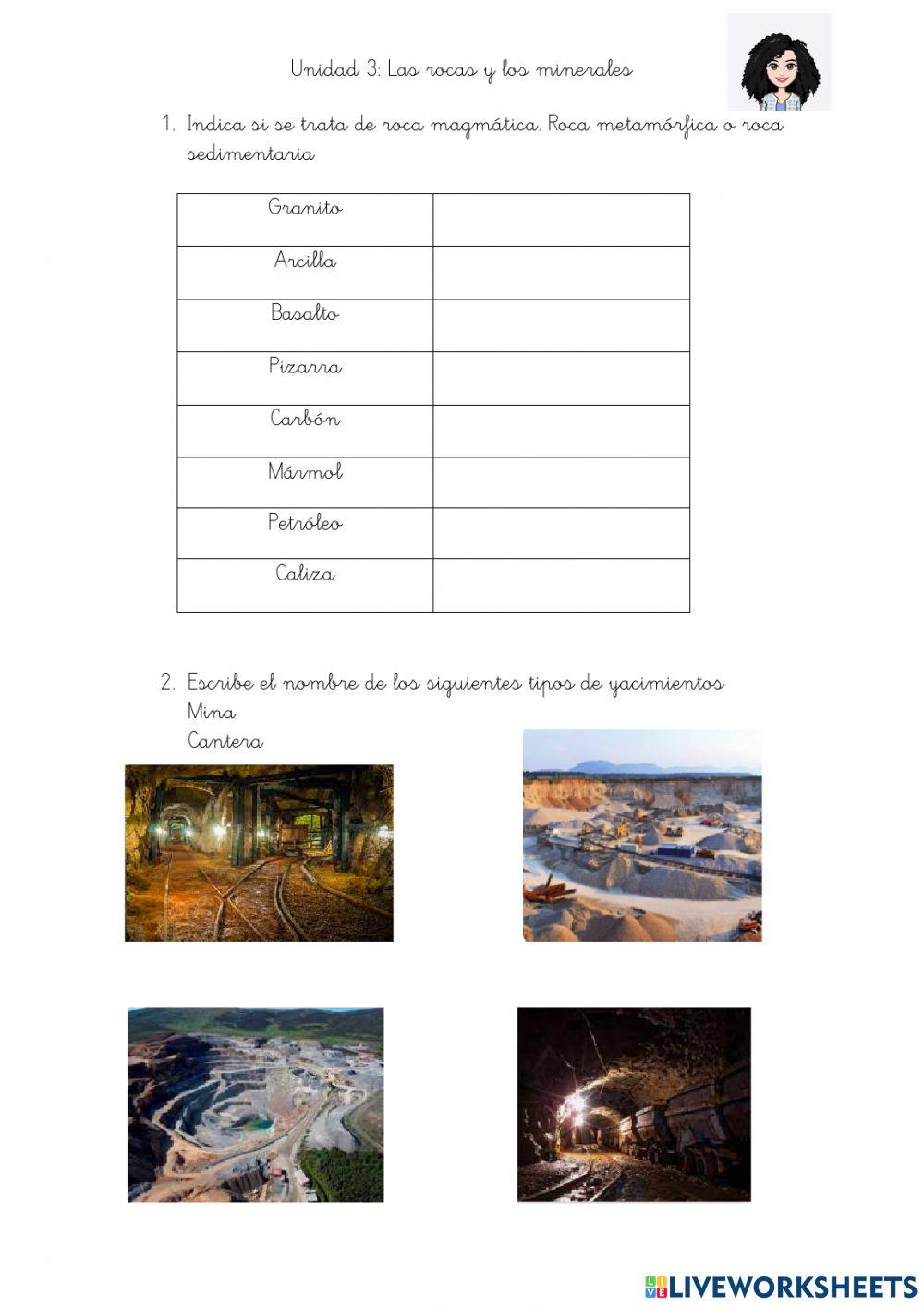 Tipos de rocas