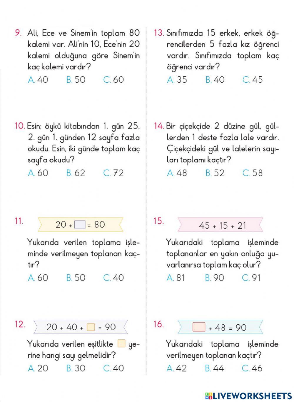 Matematik Test