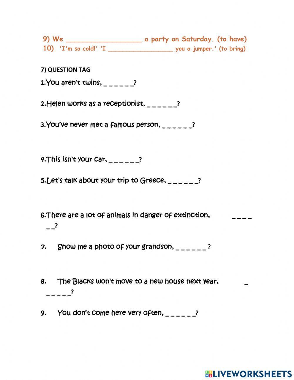 6TH ADULT FINAL EXAM 2021