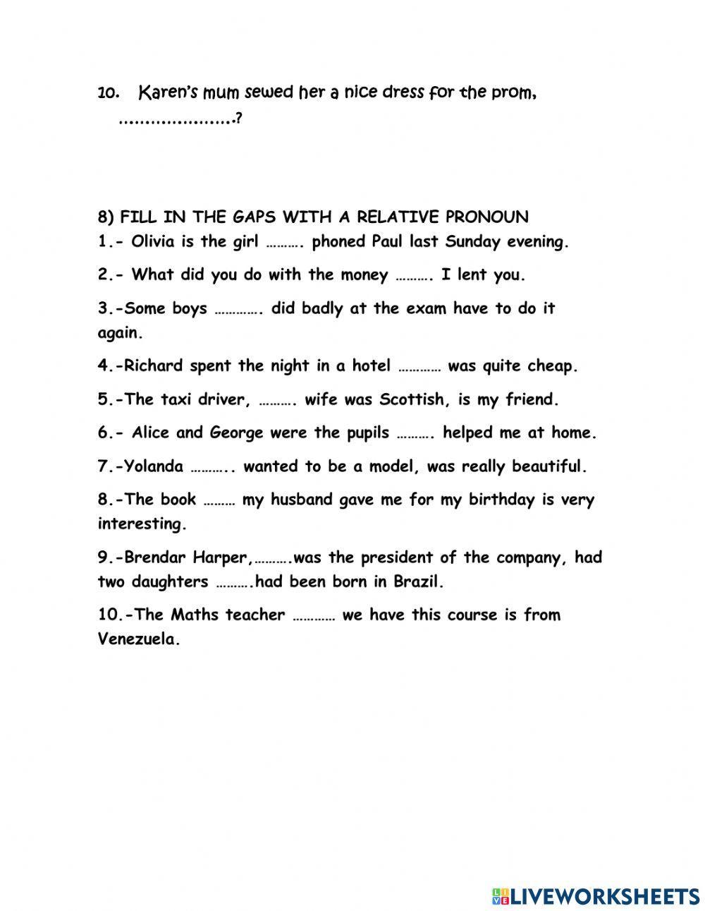 6TH ADULT FINAL EXAM 2021